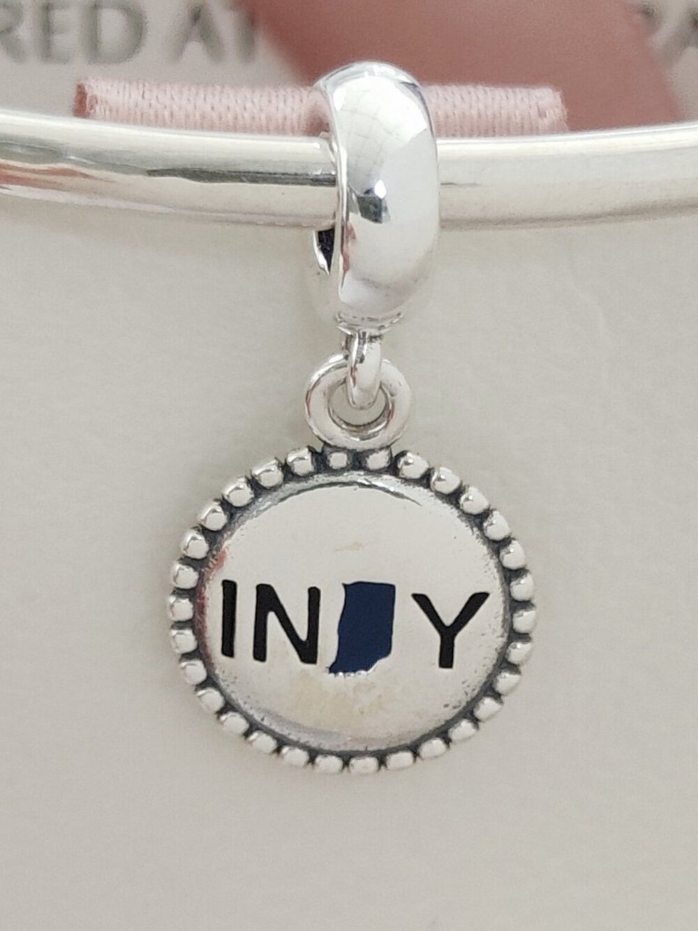 Pandora Indy Indiana Exclusive Dangle Charm Bracelet Pendant Jewelry with box